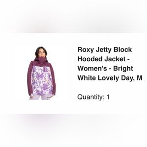 Womens Roxy ski jacket